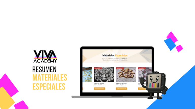 Resumen materiales especiales DTF – Gratis
