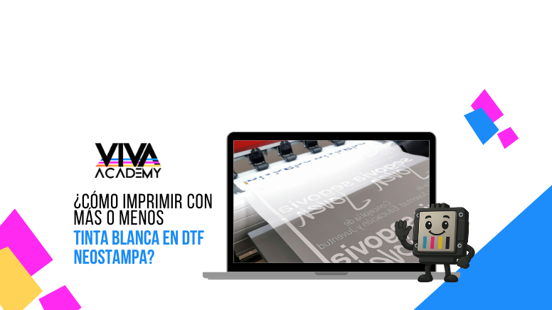 ¿Cómo imprimir con más o menos tinta blanca en DTF Neostampa?